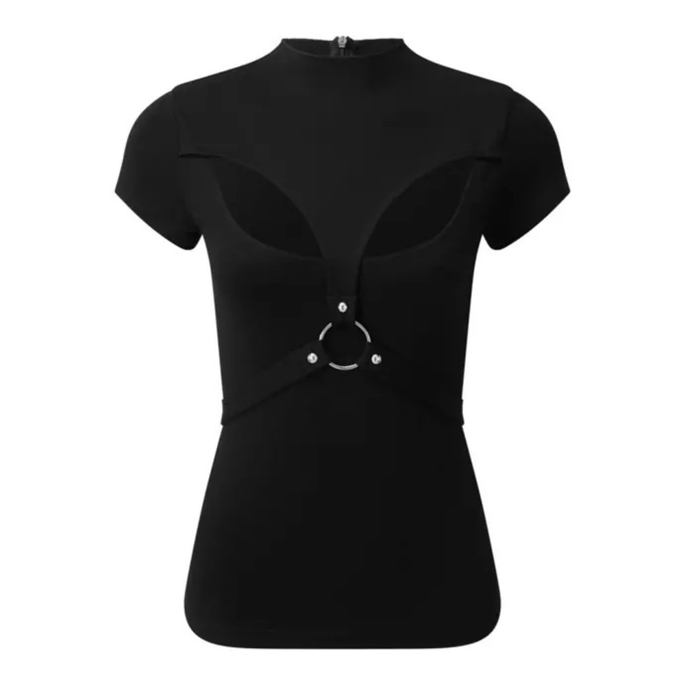 KILLSTAR Stacy Strap Harness Top BLACK Medium